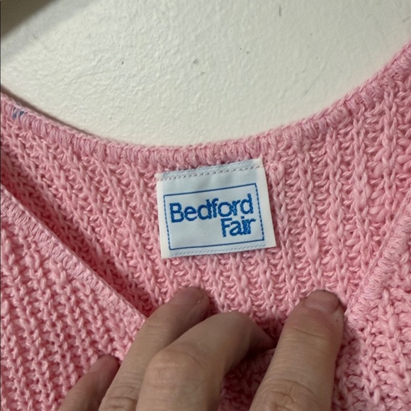 Chic Pink Knit Tank Top 1980’s - Picture 4 of 4